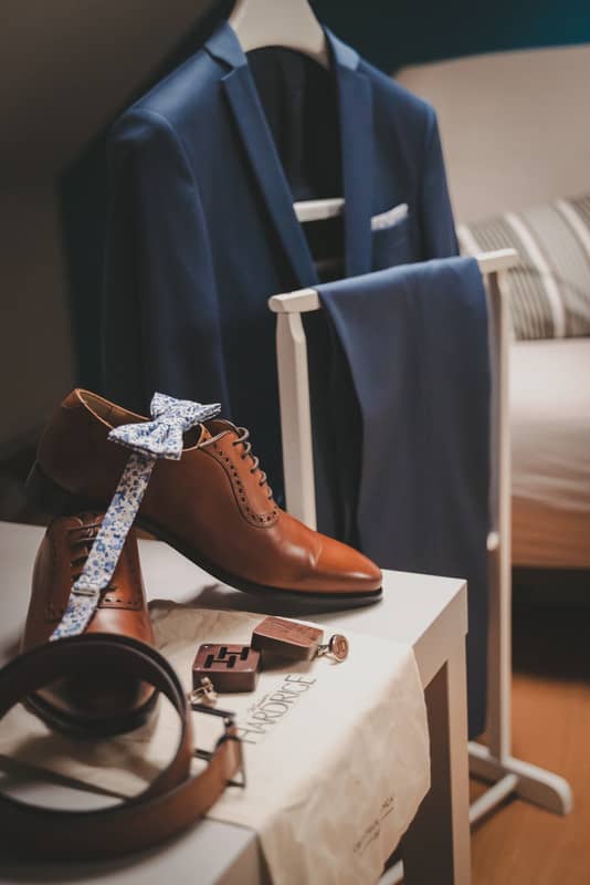Préparatifs de mariage : photo des accessoires du mariés