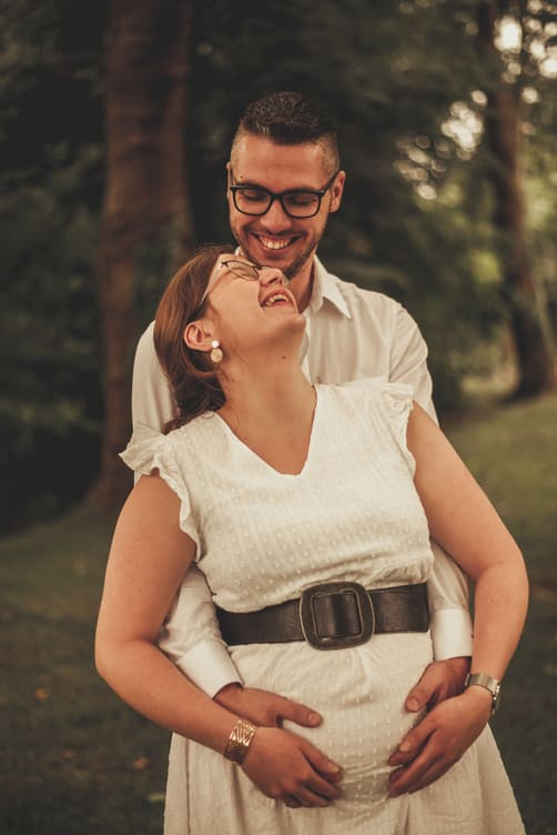 photographe de famille - séance grossesse - couple amoureux - femme enceinte